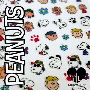PEANUTS (Gang) Fingernail Stickers Manicure Decals